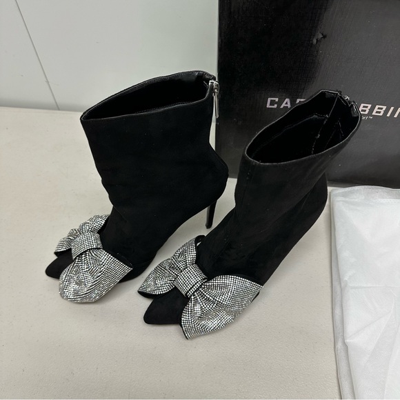 ✨ Cape Robbin Mamamoo Rhinestone Bow Booties – Size 9 - Picture 5 of 9
